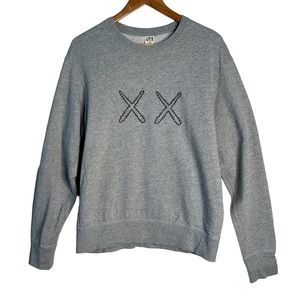 KAWS Sesame Street Uniqlo Men’s Grey Sweatshirt Medium